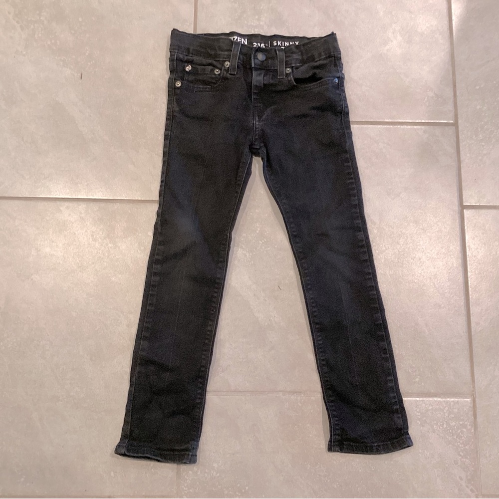Levi's Denizen Black Skinny Fit Jeans